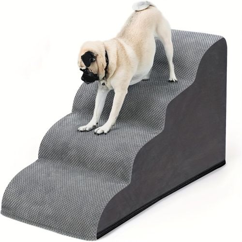 Puppy Climbing Stairs On The 3rd-4th Floor